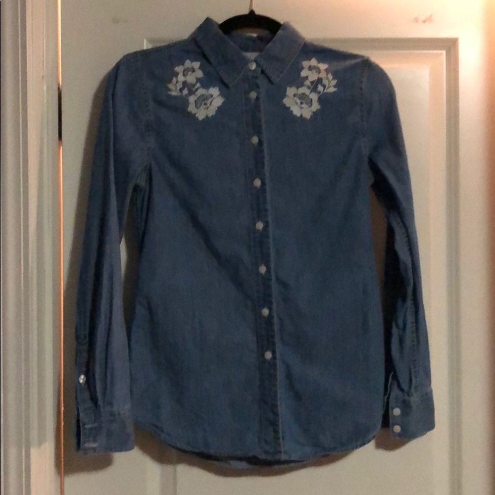 Draper James howdy chambray